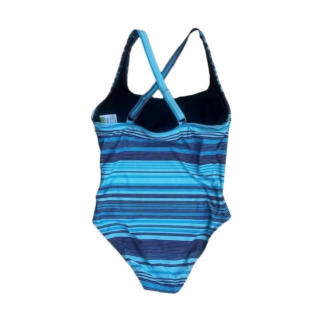 Next By Athena Tidal Stripe Cross-Back One-Piece … - image 4